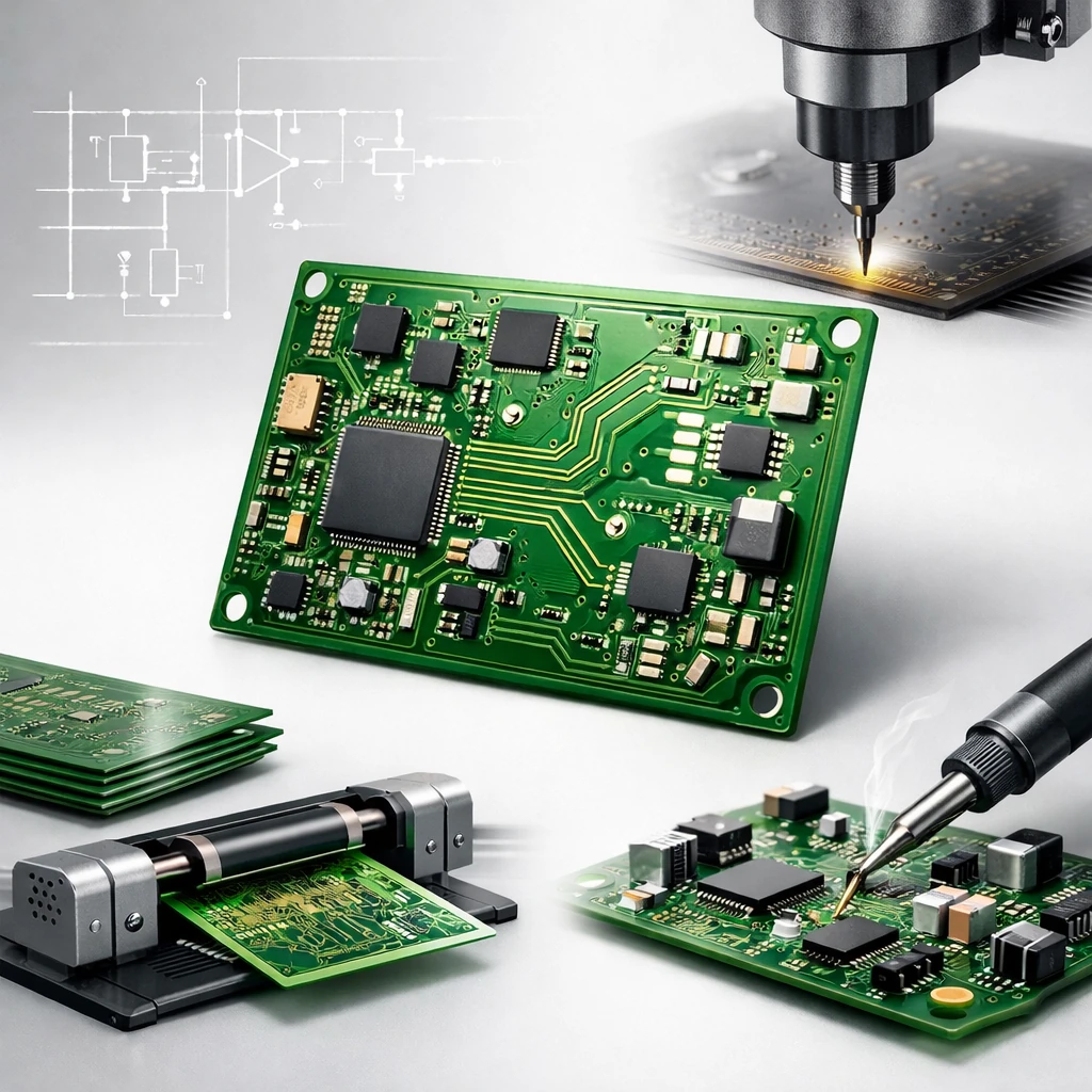 تولید محصول و مونتاژ SMD و PCB به سفارش شما.